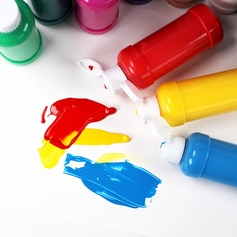 
Wholesale 12 colors sets for kids art acrylic paint 