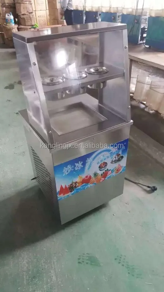 High Quality 190529 Rolled Ice Cream Machine Popular In Thailand