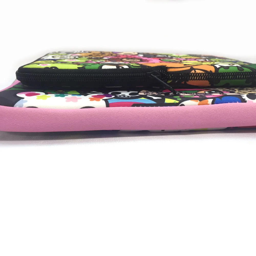 Neoprene Custom Laptop Sleeve Bag Macbook Air Neoprene Padded Pouch Waterproof Computer Bag Cute Cartoon Pattern Laptop Cover