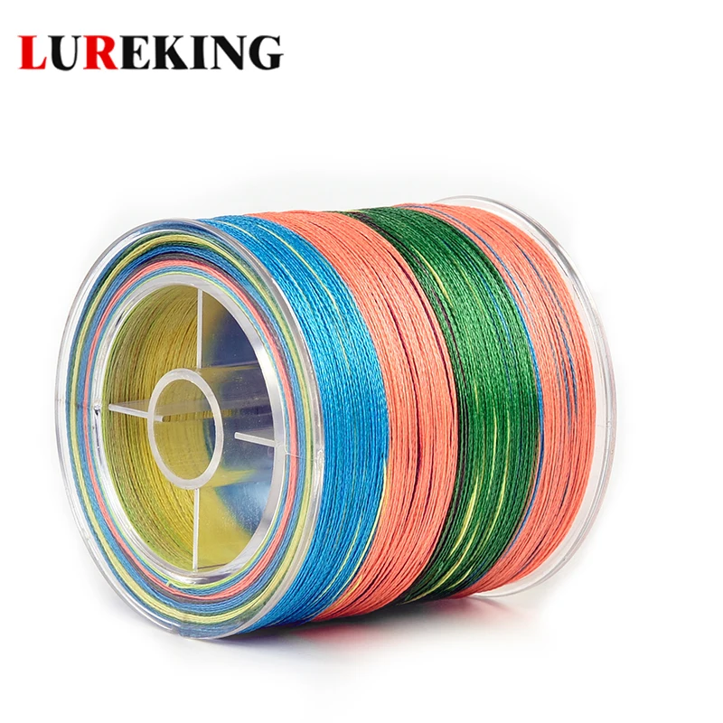 Lureking 100% PE 4 Strand Braided Fishing Line, Braided Fishing Line 6lb 20lb 50lb
