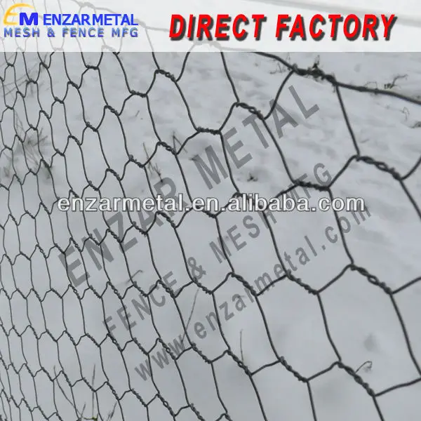 1/4 дюйма оцинкованная гексагональной сетки