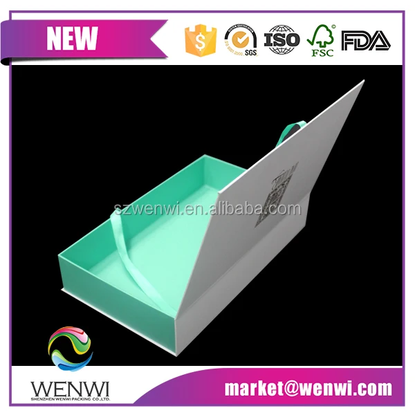 Alibaba wholesale fancy custom hair extension packaging box