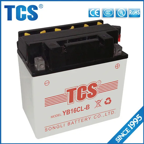 Высокая производительность сухой взимается AGM гидроциклы двигатель аккумулятор yb16cl-b, 12V16ah
