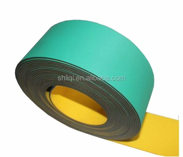 Индивидуальные Нейлоновые сэндвич-ленты, зеленый/желтый резиновый нейлоновый сэндвич-конвейер, плоская лента для передачи машин