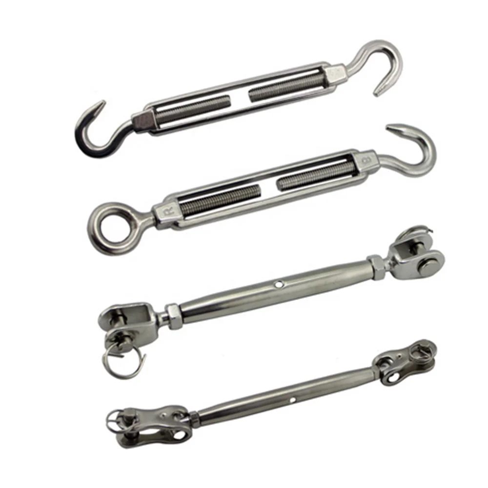 Stainless Steel AISI304/316 Swivel Swage Jaw Terminal Turnbuckle for Wire Rope