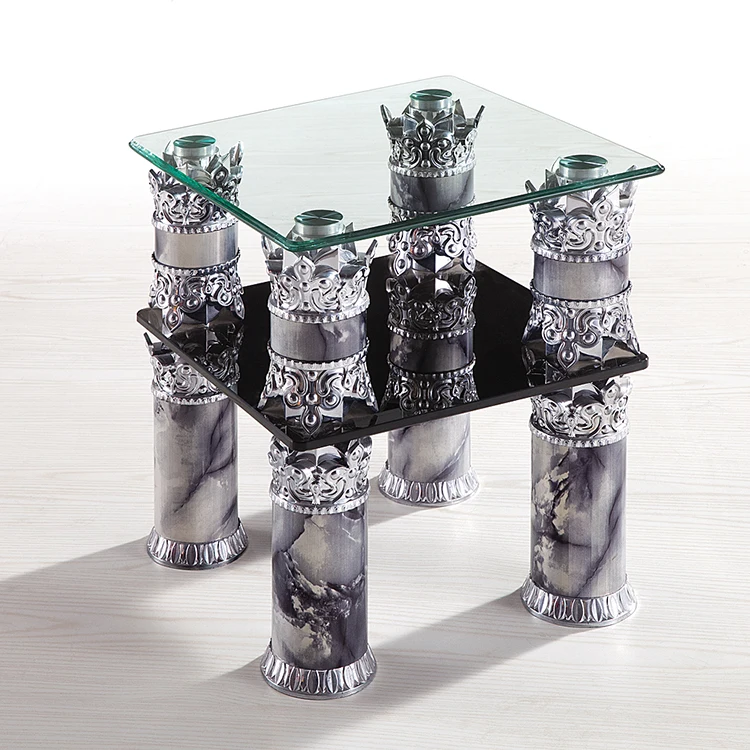 wholesale custom scandinavian pedestal furniture cube side table for living room