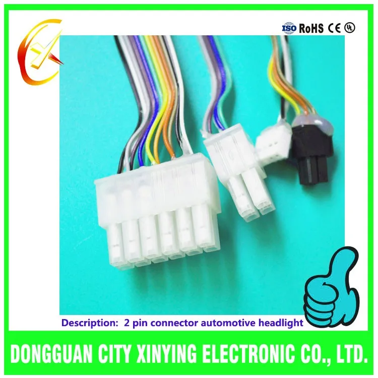 Пользовательские 2 контактный разъем автомобильной фары