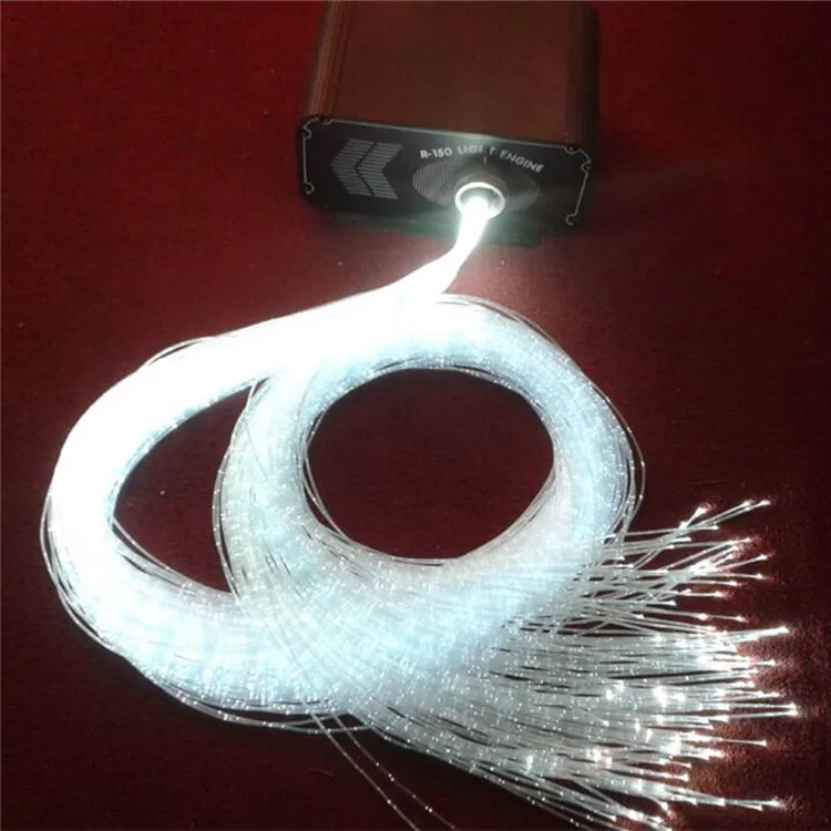 Side & End glow fiber optic twinkle star ceiling kits giving an effect of flash and shooting star effect