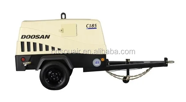 Doosan Ingersollrand P250/HP185 Air Compressor 185CFM-250CFM At 7-10bar pressure Deutz diesel engine USA Origin