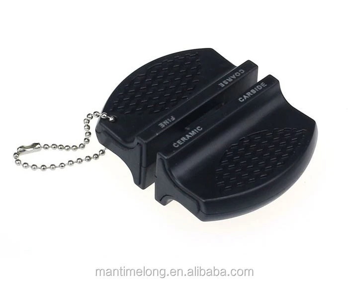 Mini Ceramic Rod Tungsten Steel Camp Pocket Kitchen Knife Sharpener Tool