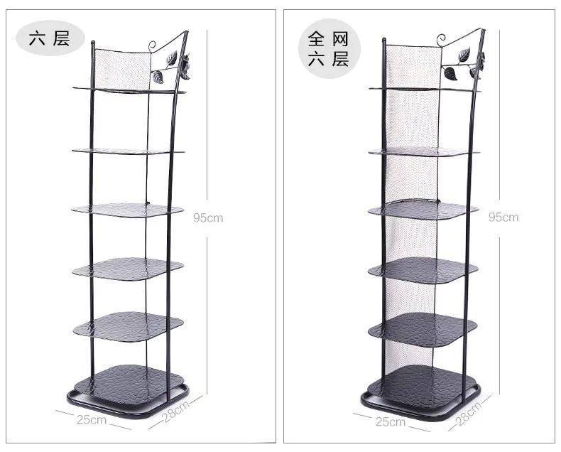 High quality metal slatwall shoe display shelf/shoe rack cabinet