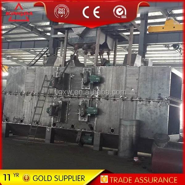 
Pass though type shot/sand blasting machine for welding steel h beam steel section 