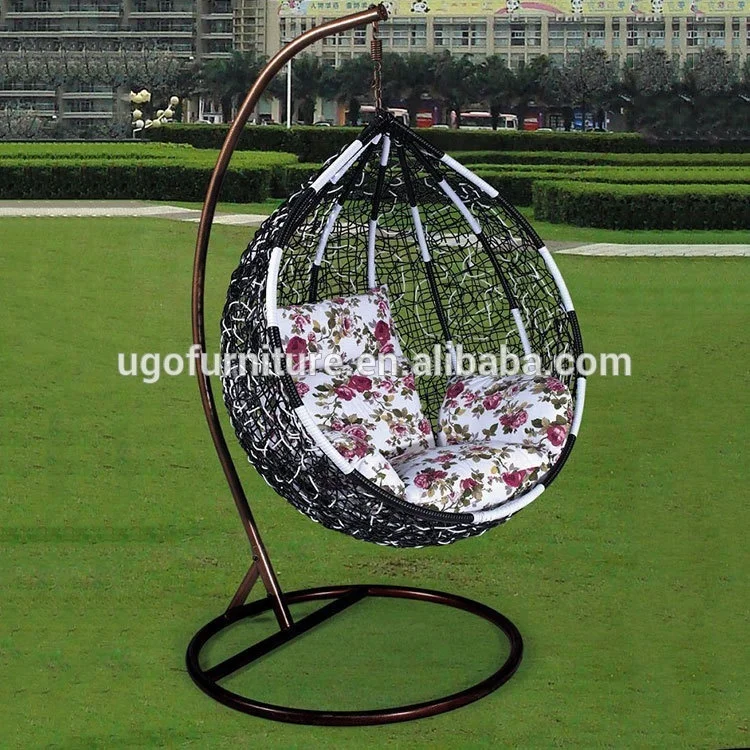 Wholesale products pear shaped outdoor rattan swing hanging chair