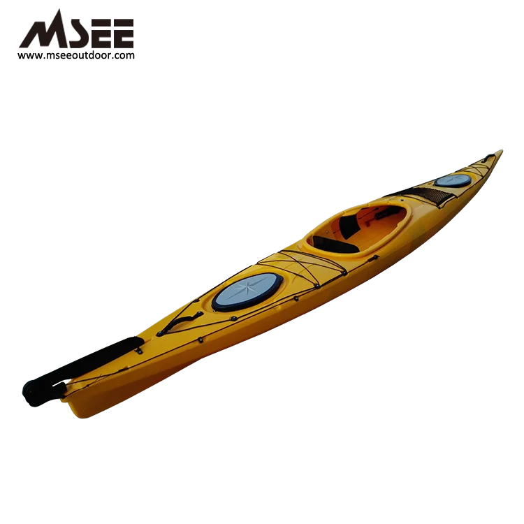 Whitewater kayak with tandem sea usados hobby fibreglass kayak 110cc