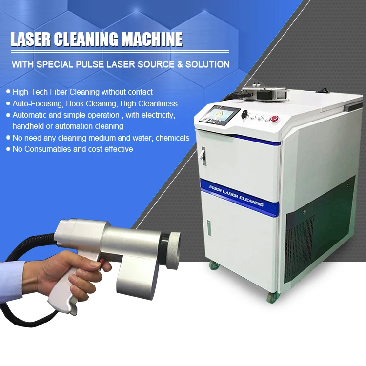 Laser rust cleaning equipment for metal surface 50w 70w 100w 200w 350w