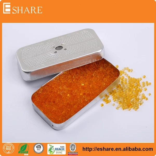 Reusable color indicating Silica Gel Desiccant Beads Tin Box