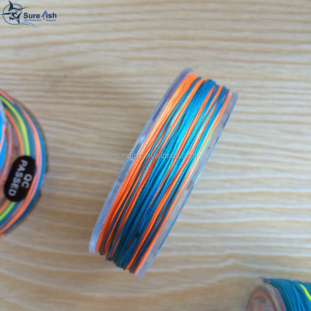 Wholesale price valued 8 woven strands braided fishing line