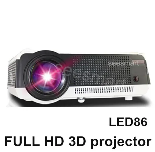 Android 1080p Wifi Projector 4500 Lumens 4000:1 Built-in Android 4.2 System 3D 1080P Projector
