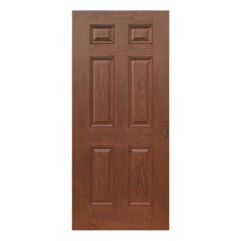 New Design Decorative Simple Gate Glass Fiber Exterior Door Grp Doors Front With Great Price
