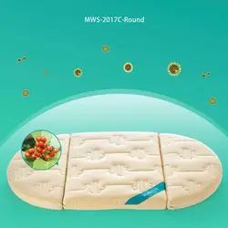 Матрас KUB из кокосового волокна диаметром 7 см, круглый детский матрас, удлинитель для детского матраса