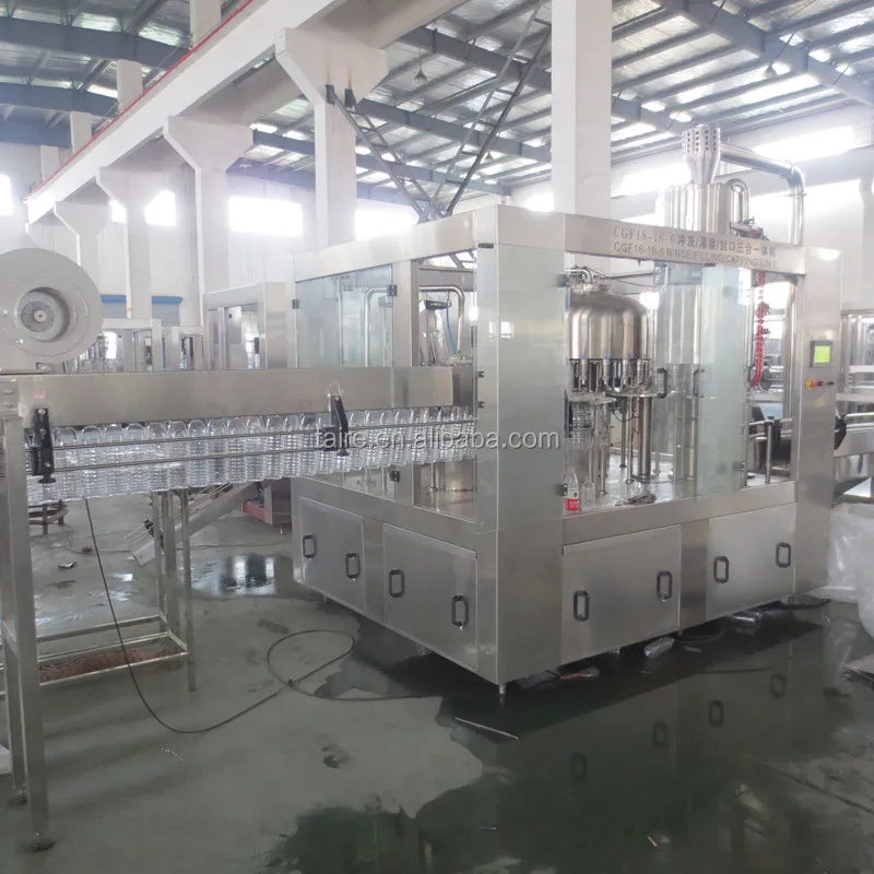 Taire Automatic PET bottle drinking water bottling plant / mineral water filling machine