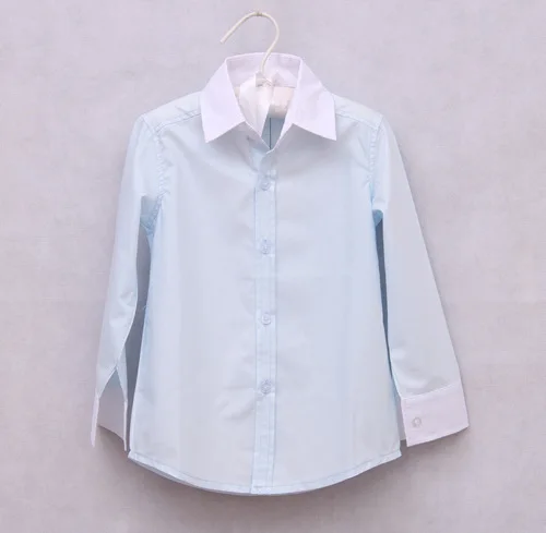 
wholesale fashion boys and girls cotton long-sleeved bow shirt blouse 