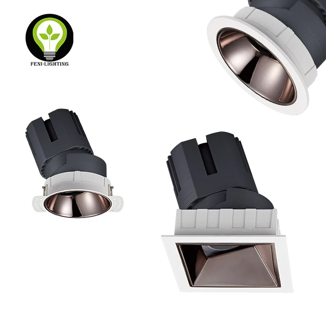 Hotel Decoration Adjustable or fixed  Non-dimmable or dimmable 7-40W CRI 80+/90+ COB Wall Washer LED Spot Light