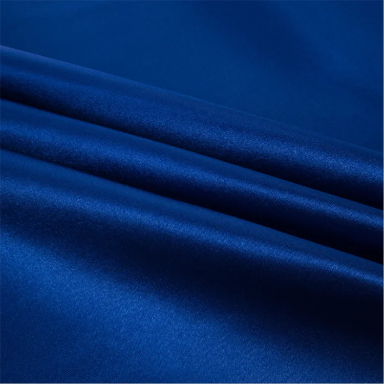 100%poly shiny dyed silky soft satin fabric for sleepwear wedding night dress acarf costume 50dx75d china supplier wholesale