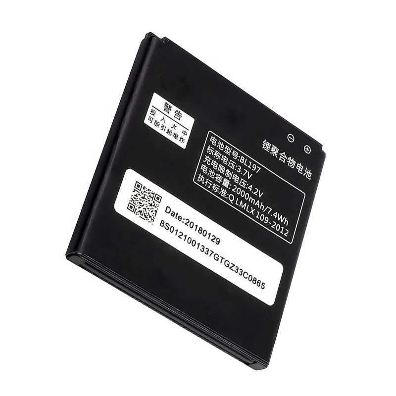 New Arrival Replacement Internal Li-ion 2000 mAh BL197 Mobile Phone Battery For LENOVO A800 A820
