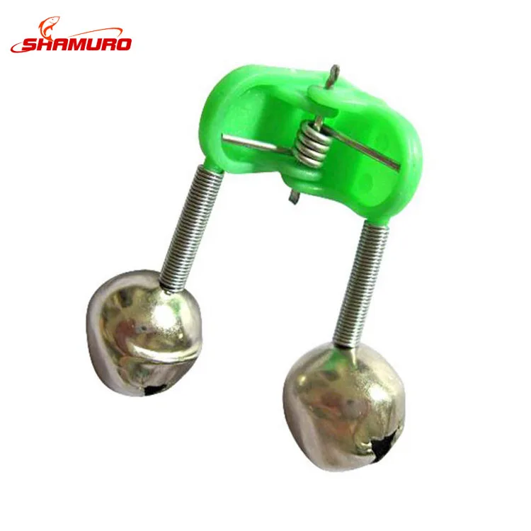 Wholesale Fishing tackle Double Bells for Bit Alarm Night Fishing Rod Bell For Deep Fishing