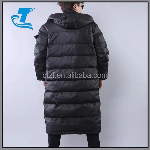 
Newest Fashion Winter Foldable Hood Ultralight Long eider down jacket 