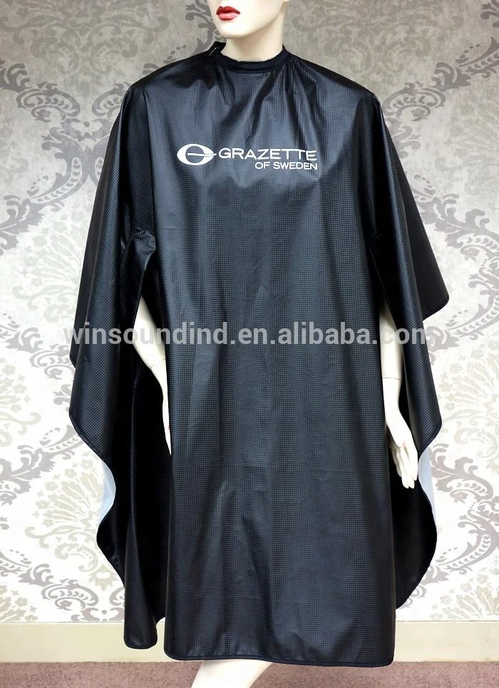 Bleach Proof Chemical Antistatic High Quality Black Cape/ AZO FREE