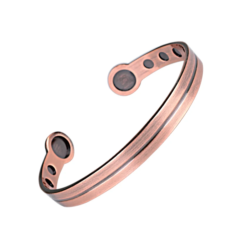 Wholesale Anti-Radiation Health Energy Magnetic Red Copper Bracelets