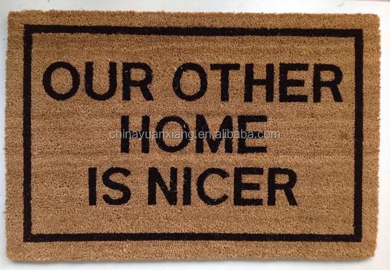 Литой кокосовый коврик из натурального кокосового волокна