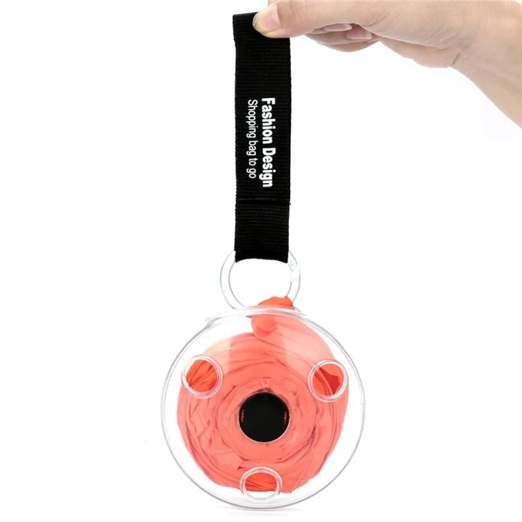 
Foldable Shopping Bag to roll up - Retractable Reusable Grocery Shopping Eco-friendly Tote Bag 