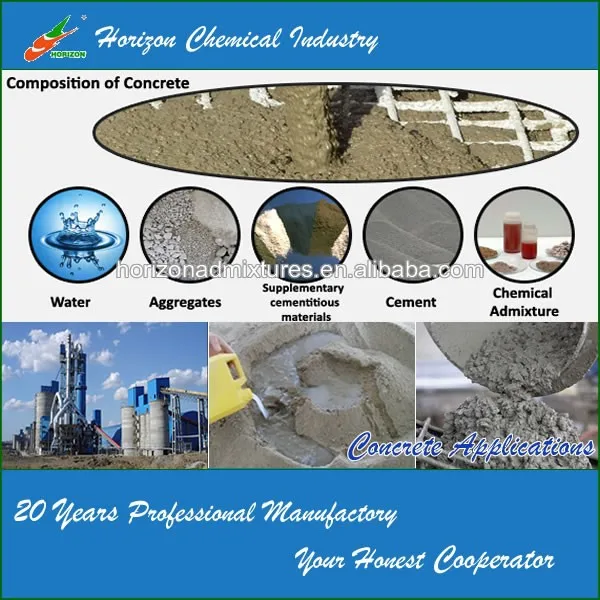 Polycarboxylate Ether Superplasticizer in Concrete Chemicals