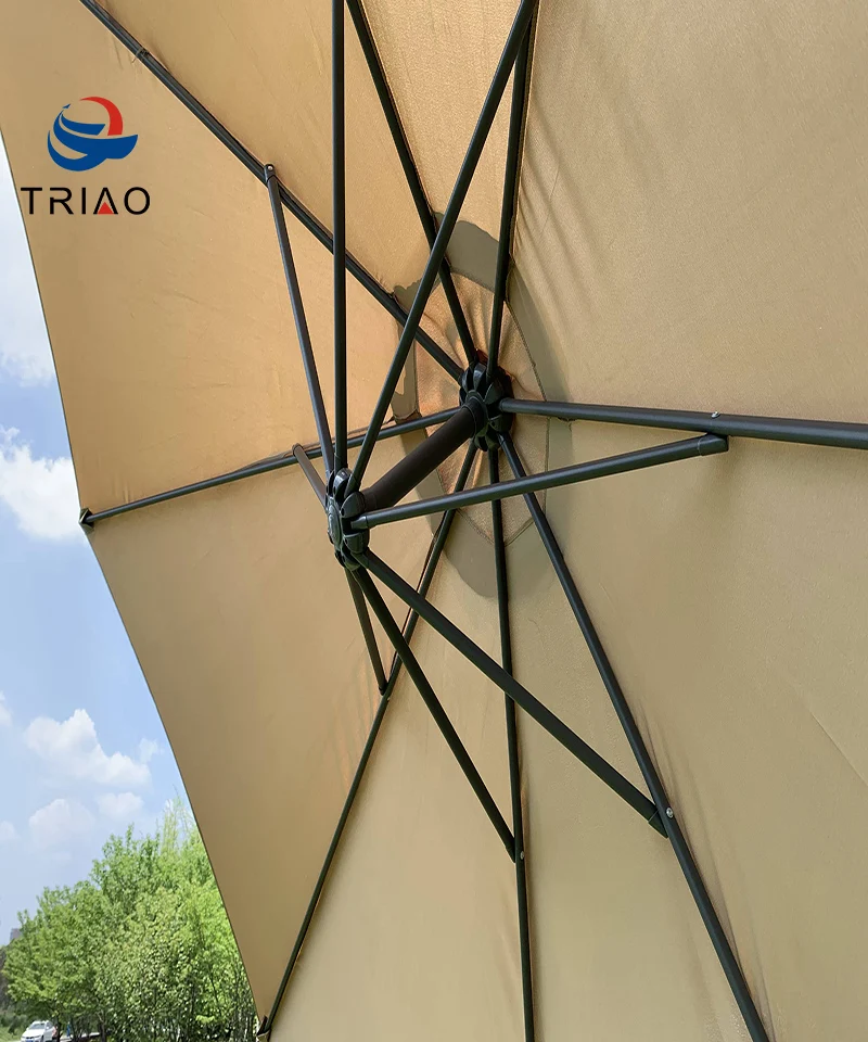 Rotating cantilever Roma Umbrella Cantilever Patio Parasol Without Stand Outdoor Restaurant Banana Hanging Umbrella