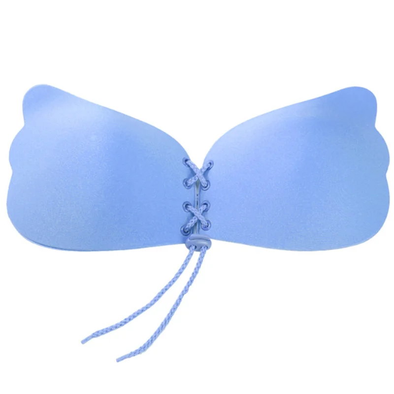 
 Суперклейкий силиконовый невидимый бюстгальтер с эффектом пуш-ап  