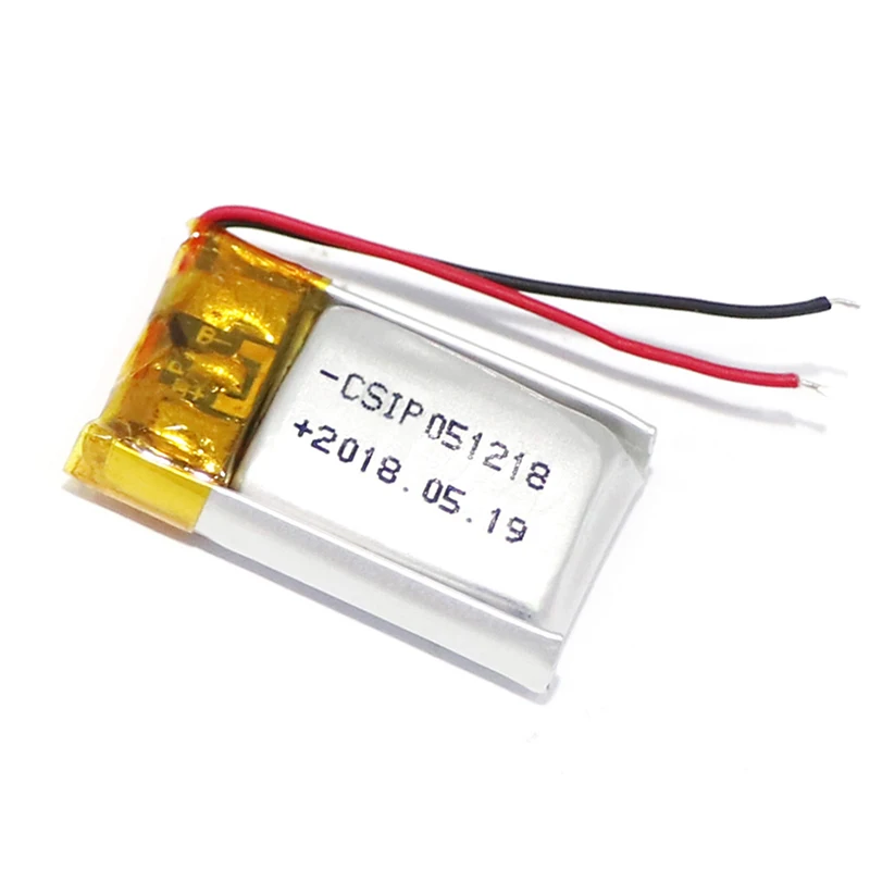 Li-ion Battery 051218 Rechargeable Battery 3.7v Smallest 60mah for Digital Products Digital Products-mp3/mp4/mobile Phone ROHS