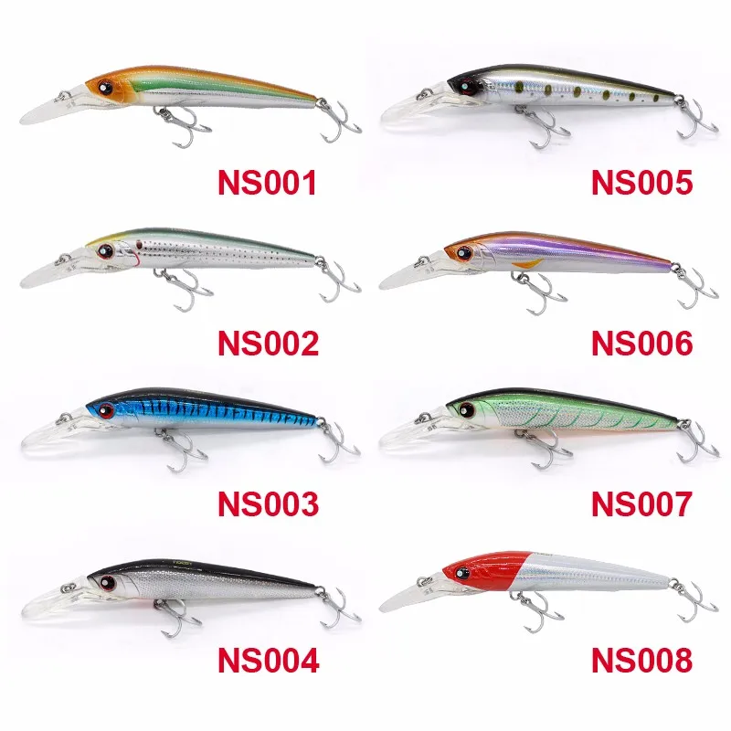 Noeby NBL 9093 14cm/50g Big Diving Bait Minnow Hard Plastic Fishing Lure