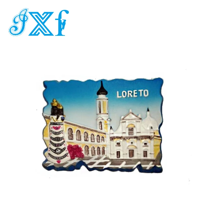 Tourist Souvenir 3D Fridge Magnet Cheap Resin Custom Fridge Magnets