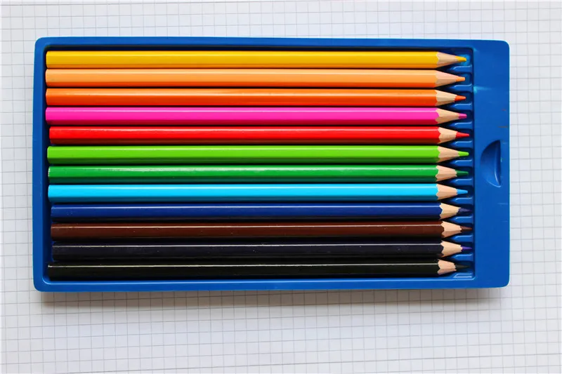 Rainbow Dermatograph Made in China 18pcs Colored Pencil