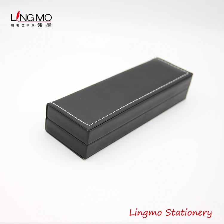Black Leather Gift Pen Box Gift Pen Set Box