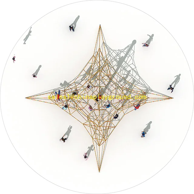 Kaiqi 2018 New design Climbing Series Adventure Physical Training Outdoor Playground Equipement  for Children Amusement Parks