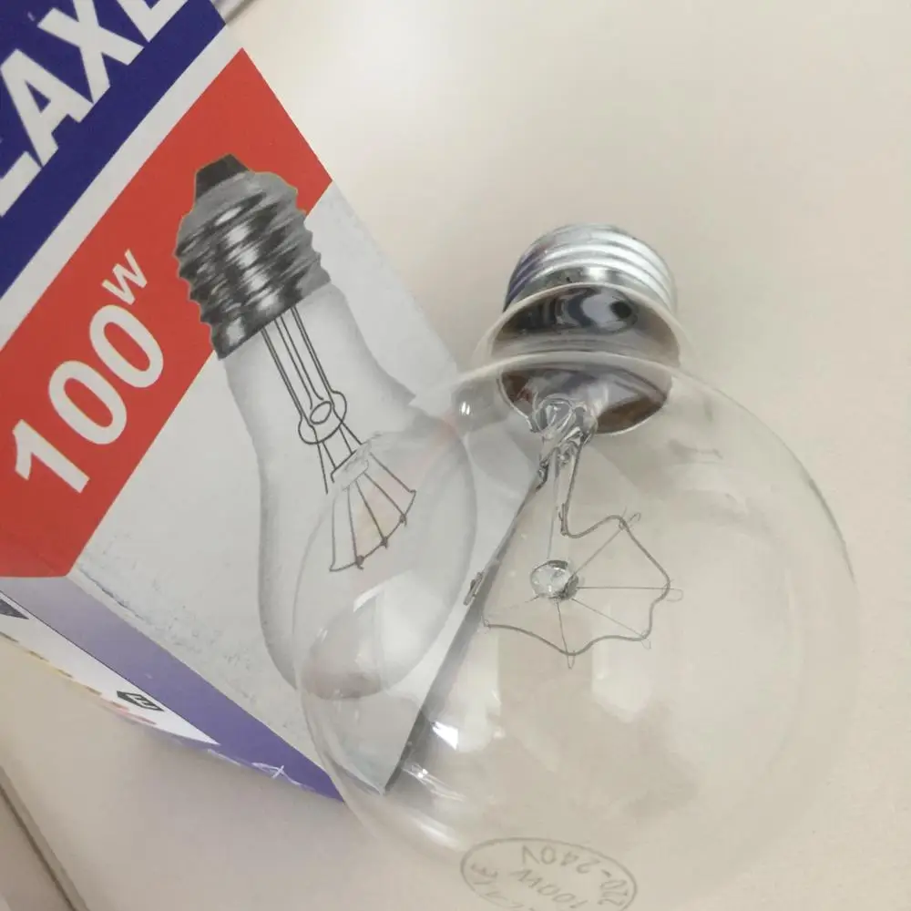 b22 e27 large incandescent light bulb 75w 100w 200w incandescent lights