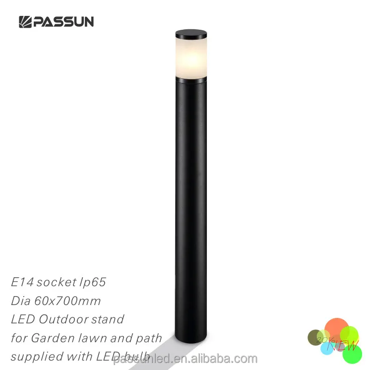 IP44 aluminium waterproof anodized black 10w led garden light