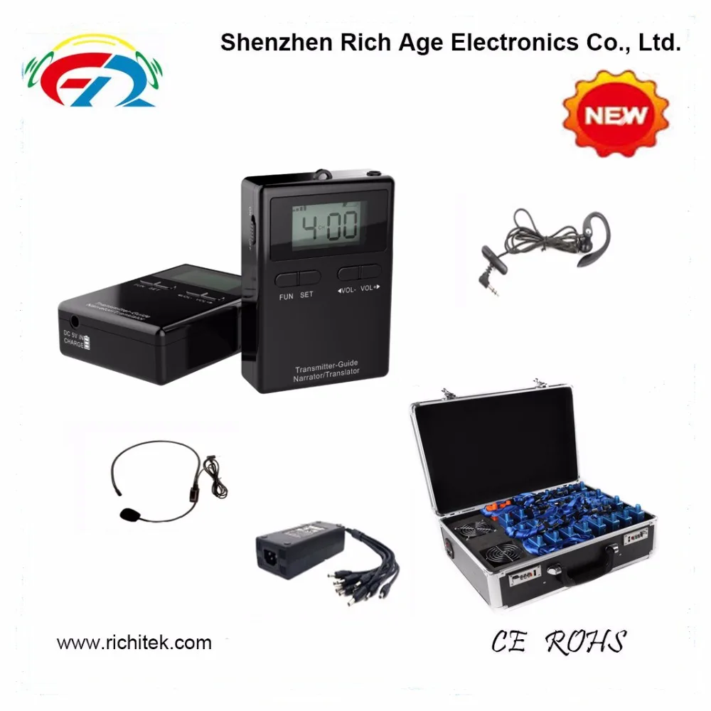 Новый тип 863-865 мГц частота UHF междугородние беспроводной гид аудио системы