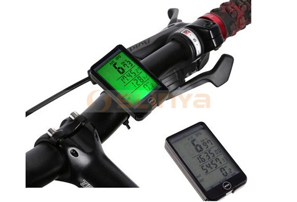 Waterproof Wireless Electric Bicycle Bike Computer Multifunction Odometer Speedometer With Noctilucent