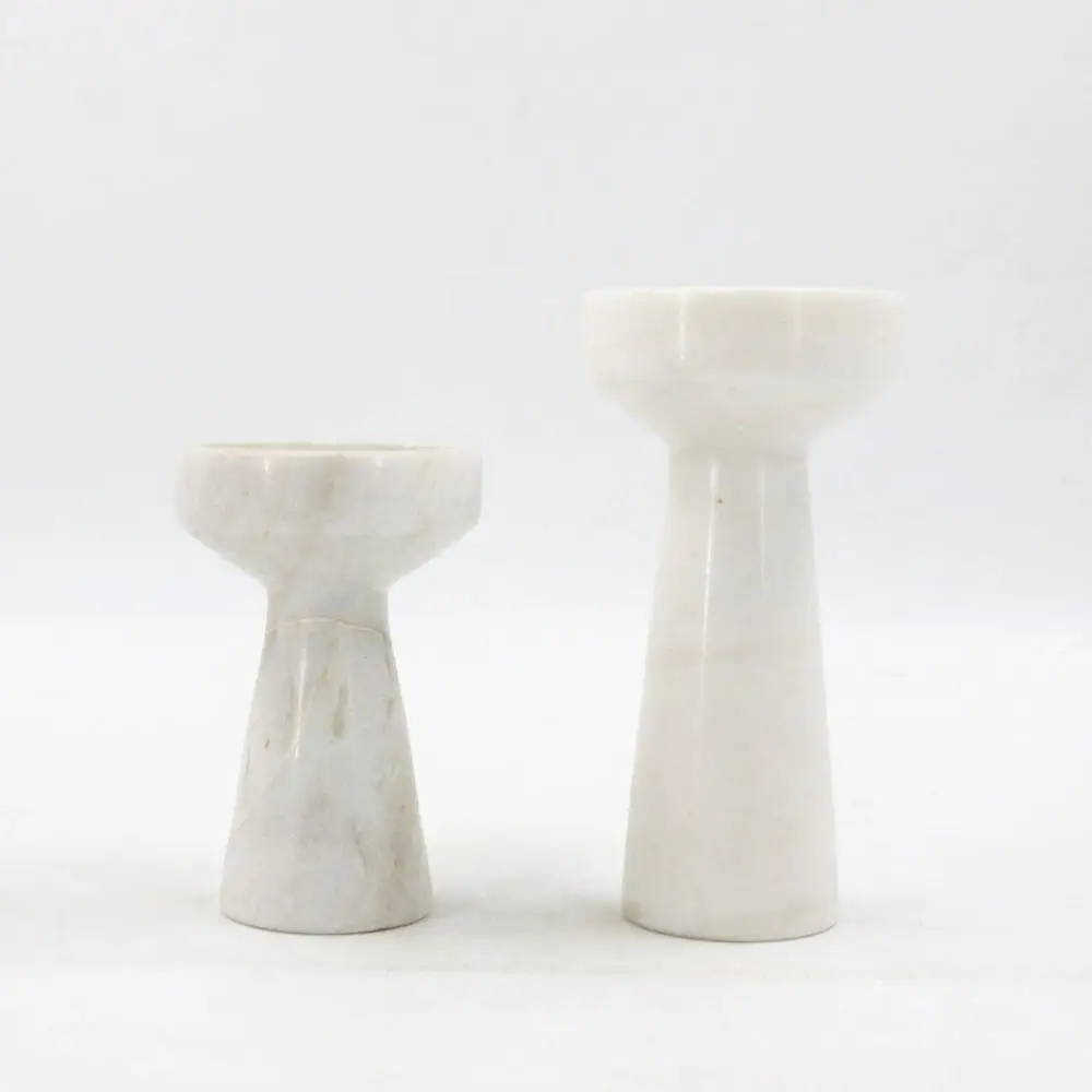 Marble Candle Holder Artistic style candlestick candle jars stand