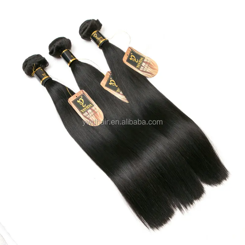 Yavida Peruvian Virgin Hair Straight Human Hair Weaves Natural Black Peruvian Straight Hair 8-28 inch For Black Women